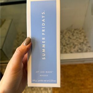 NWT IN BOX Summer Fridays Jet Lag Mask - Soft Blue